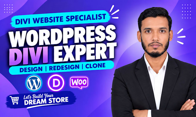 be divi expert for wordpress divi website