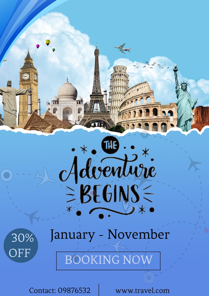 design a creative and eyecatching poster