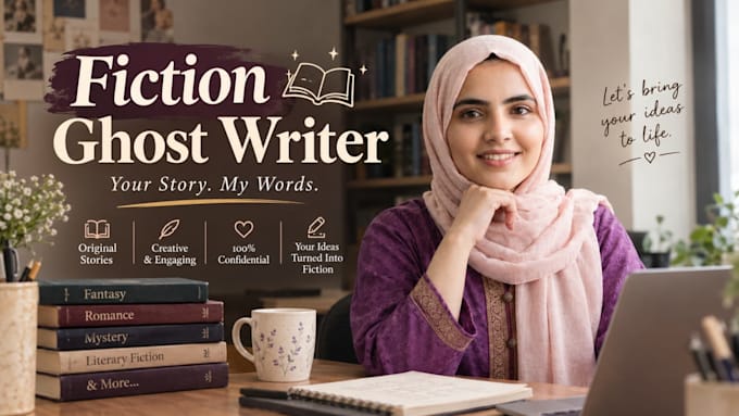 be your professional fiction ghostwriter