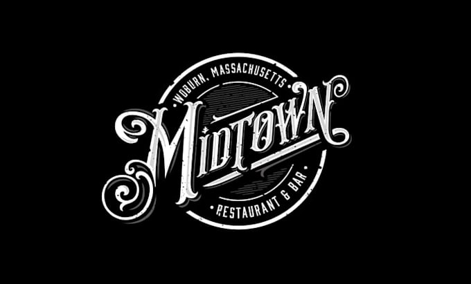 design classic modern country restaurant bar logo