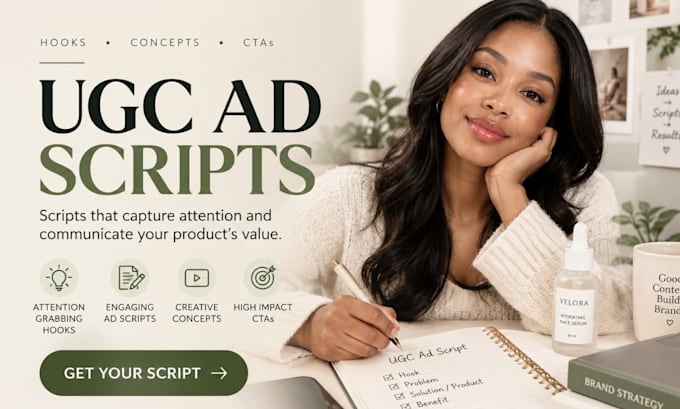 write engaging ugc ad scripts with hooks and ctas