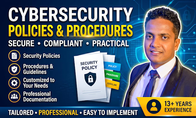 create professional cybersecurity policies and procedures