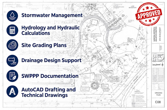 do stormwater civil engineering hydrology site grading swppp