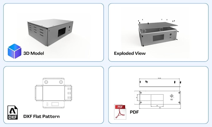 design a custom 3d printable enclosure pcb case for your electronics project