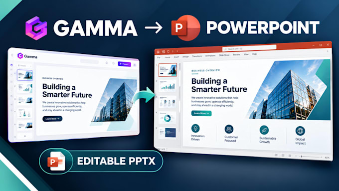 convert your gamma presentation into editable powerpoint