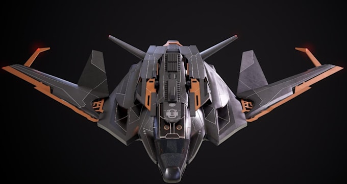 create game ready 3d spaceships, starships and sci fi vehicles
