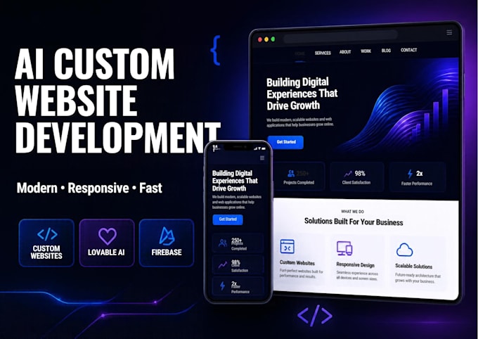 build a modern ai powered website