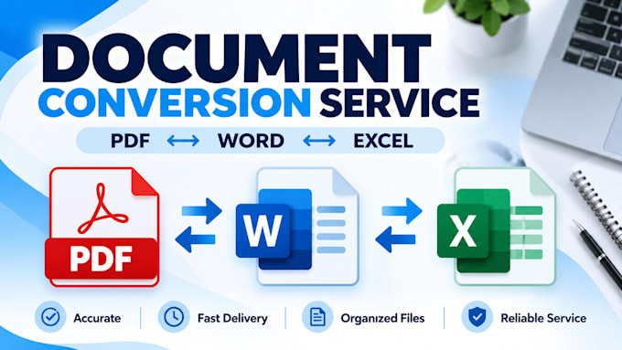 convert PDF to word, word to PDF, and excel documents