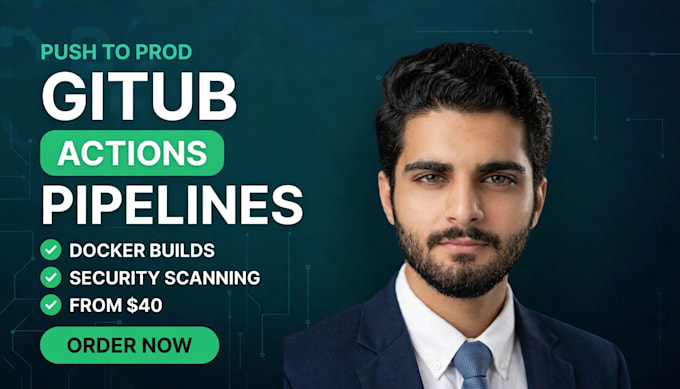 build github actions cicd pipeline with docker and security scanning