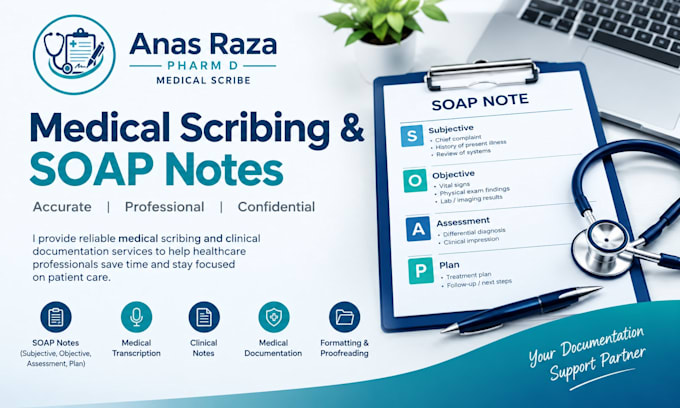 provide medical scribing and accurate soap notes