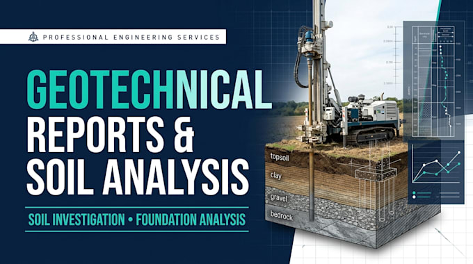 geotechnical report, soil analysis, foundation design and soil investigation