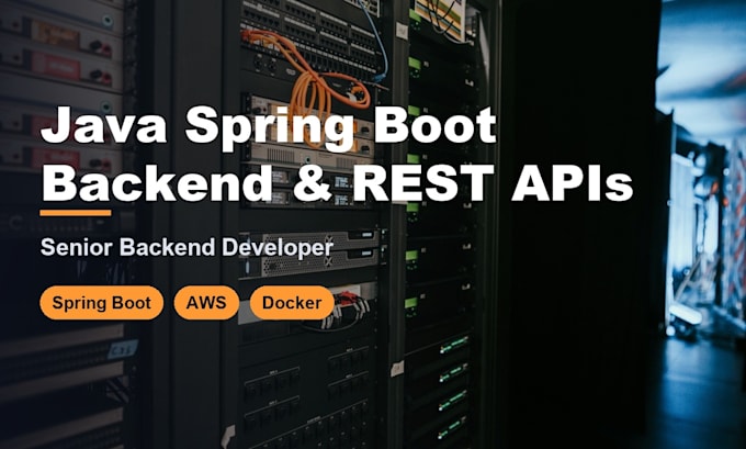 build a scalable java spring boot backend and rest API