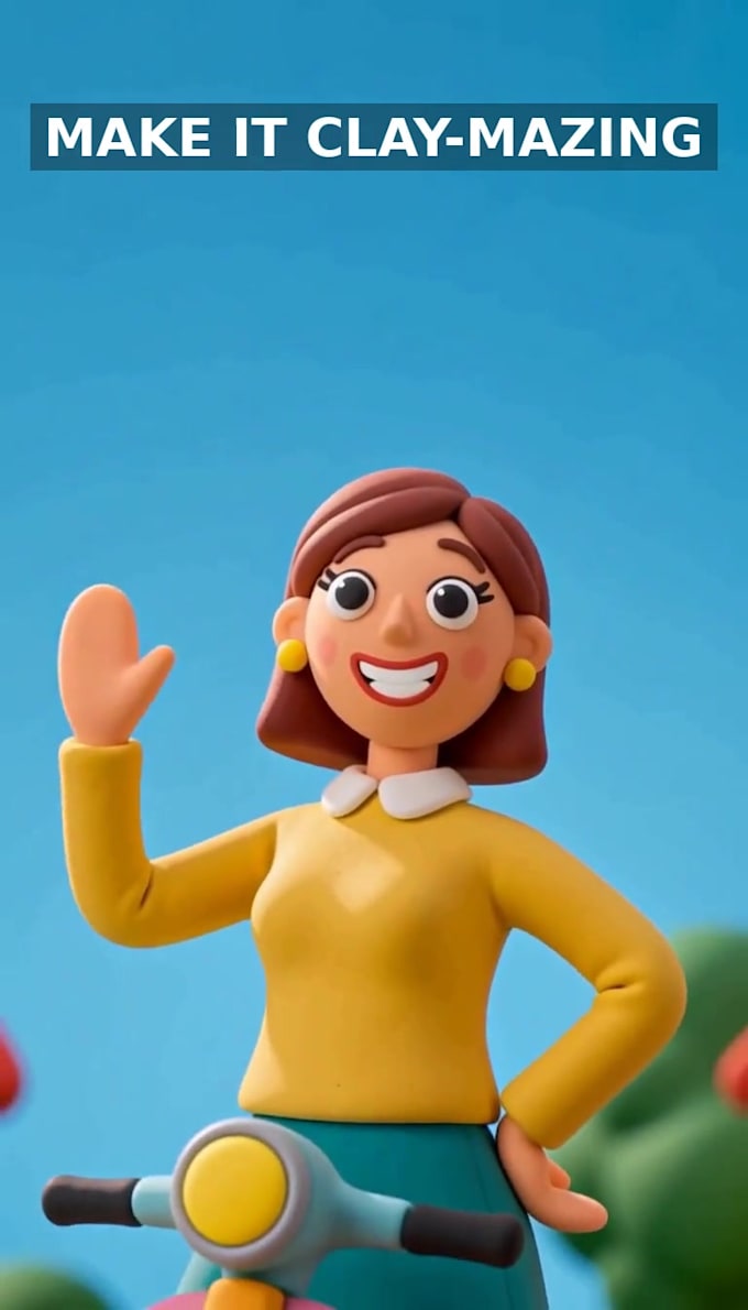 create 3d claymation, stop motion, and ai animation videos
