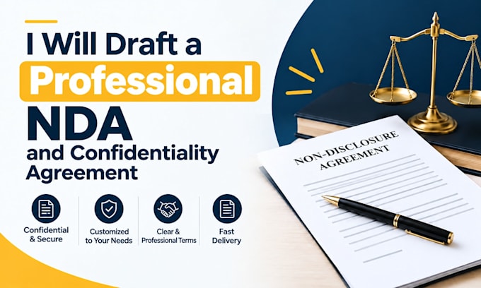 draft a professional nda and confidentiality agreement