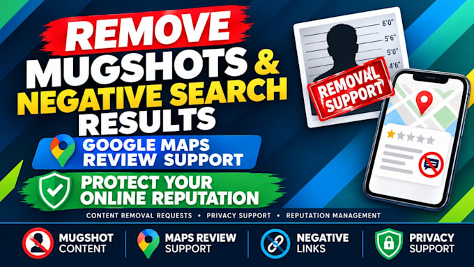 send dmca takedown notice to remove article mugshots arrested and harassing