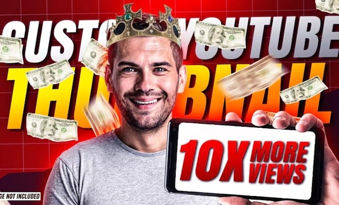 design custom high CTR thumbnails for your channel