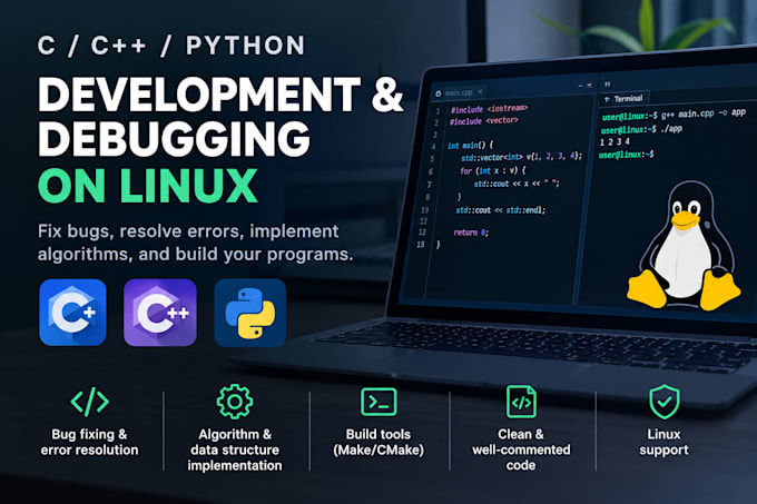 develop or debug programs for linux