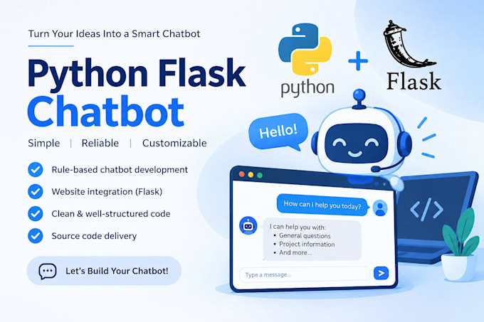 develop a python chatbot using flask