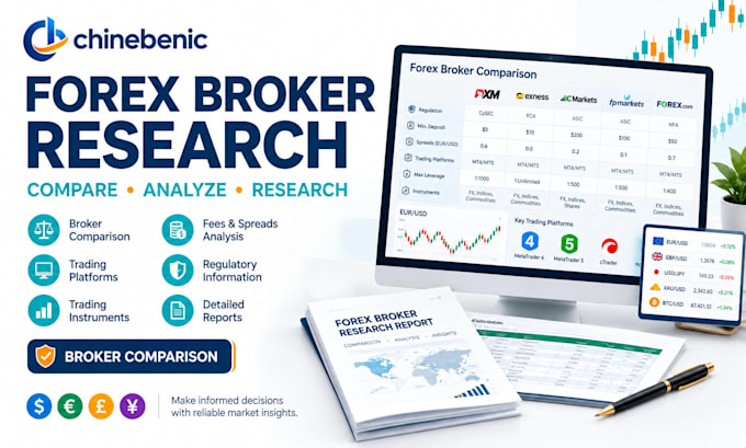 provide forex broker research, comparison  and market analysis
