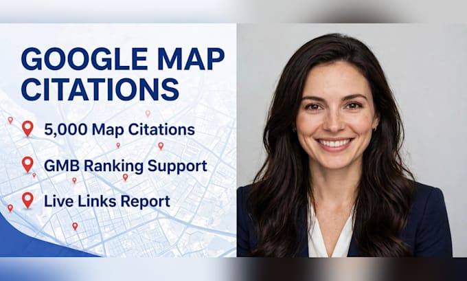 do 5000 google map citations for gmb ranking and local SEO