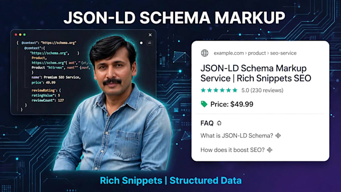 create custom json ld schema markup and rich snippets
