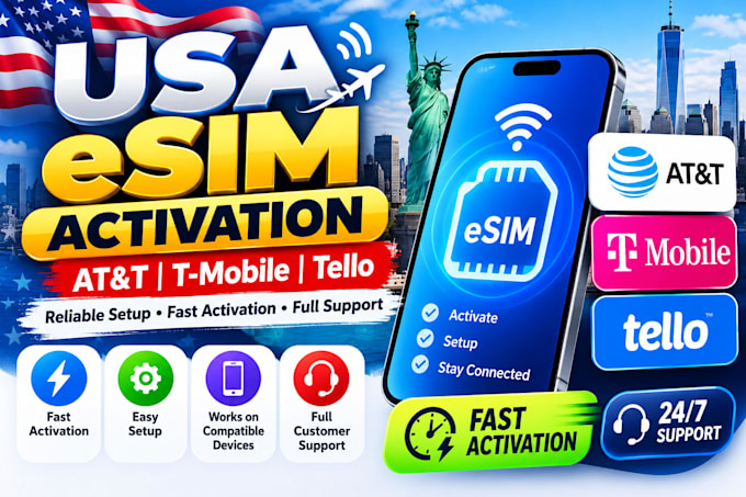 provide reliable USA esim with fast activation