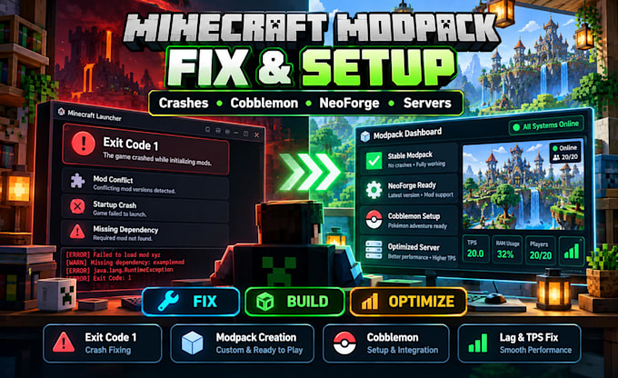 fix create optimize minecraft modpack mod crash neoforge cobblemon error server