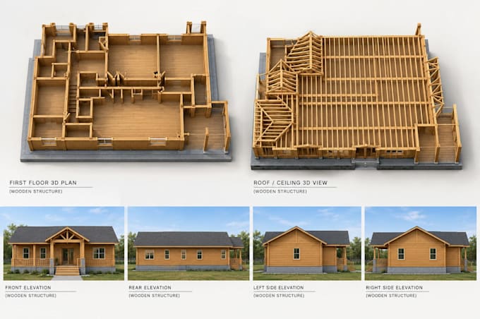 do structural design calculations and drawings for timber structures