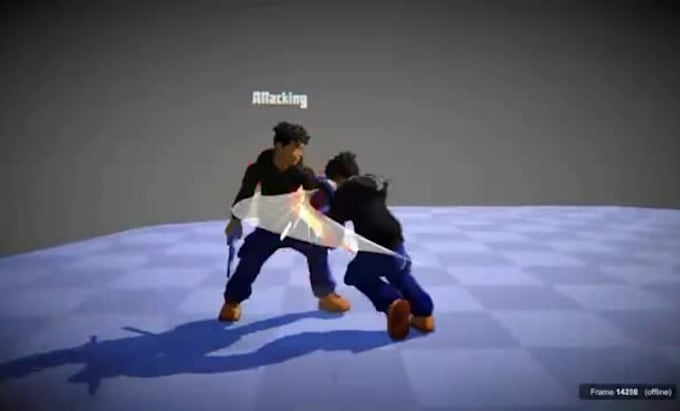 develop a unity 3d game with custom combat mechanics