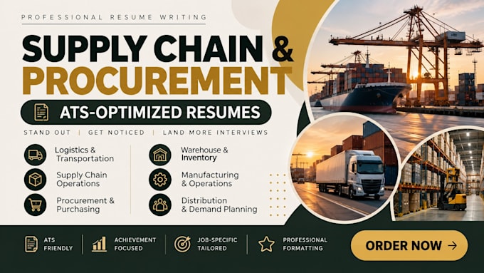 write ats supply chain logistics procurement and operations resume