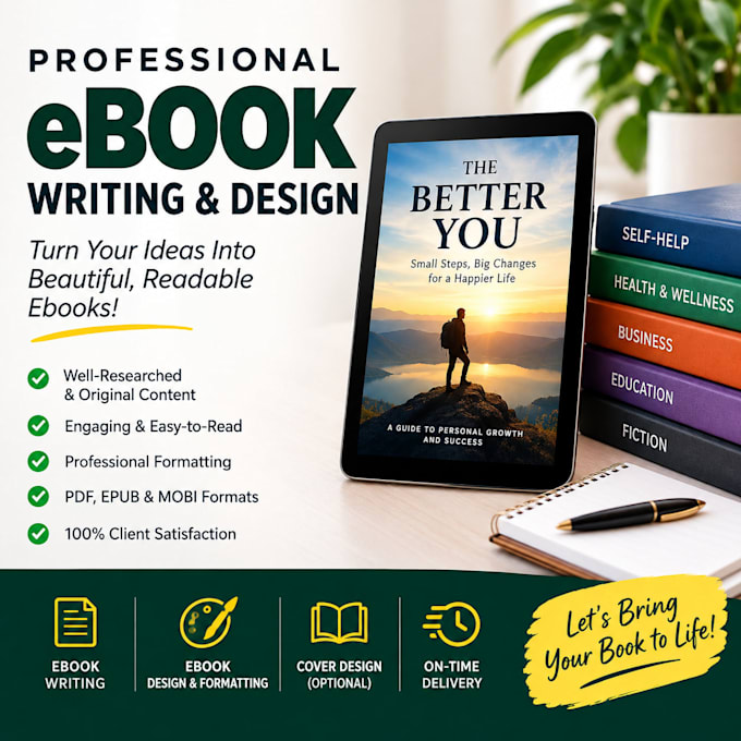 do ebook writing and marketing