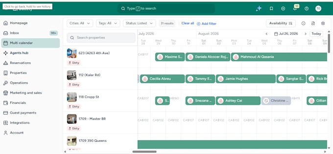 airbnb virtual assistant for guest communication and operations