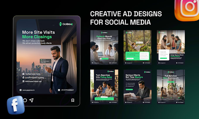 design meta ads, facebook ads, and instagram ad creatives