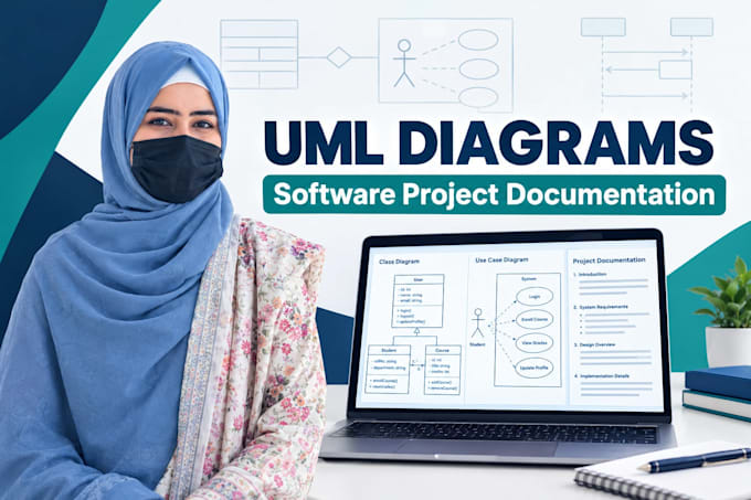create uml diagram srs documentation for your projects