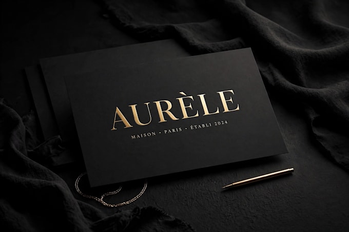 design modern minimalist luxury logo design