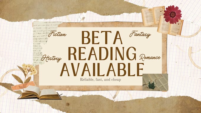 beta read your novel, fantasy, historical, romance