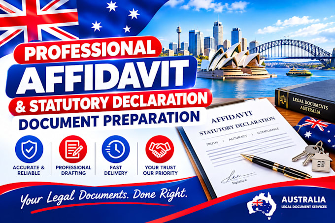 provide professional affidavit and statutory declaration document preparation