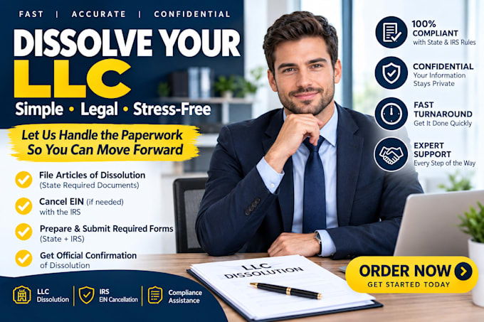 dissolve your llc and handle complete business closure