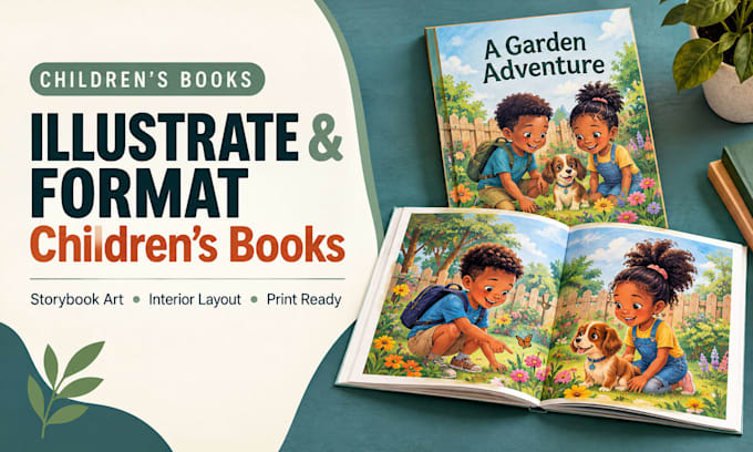 illustrate and format children book