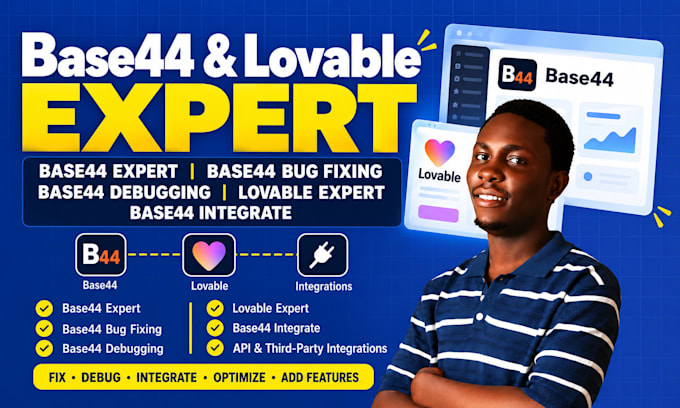 base44 expert base44 bug fixing base44 debugging lovable expert base44 integrate