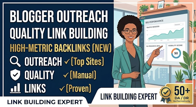 do blogger outreach and quality link building
