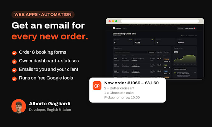 build a web app or business automation