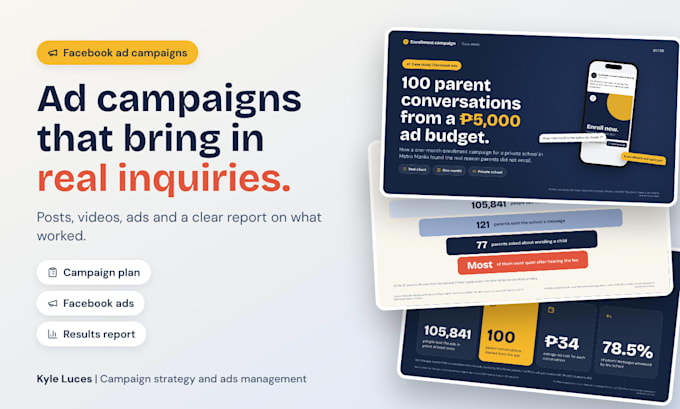 plan your facebook ads and write the posts