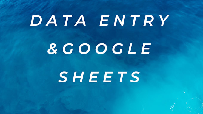 data entry, clean up basic