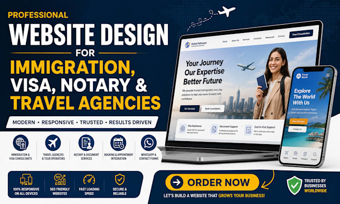 design visas consultancy website immigration visas website