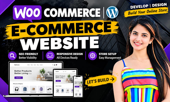 design and develop a professional woocommerce website