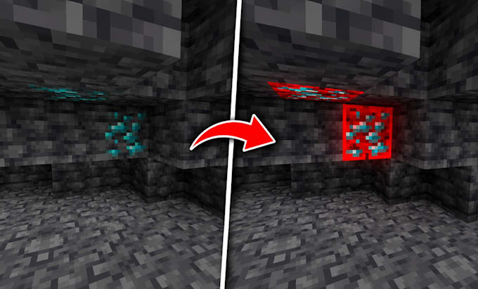 highlight minecraft textures for better visibility