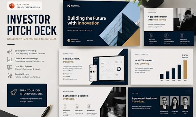 design startup investor pitch deck do powerpoint presentation pitch deck design