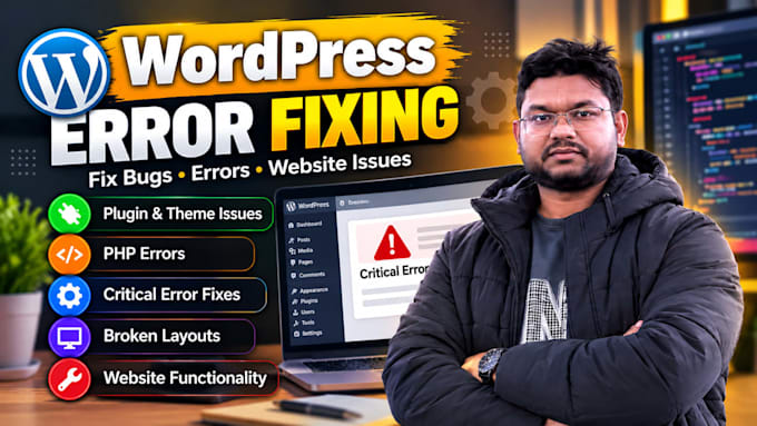 troubleshoot wordpress issues and fix broken websites