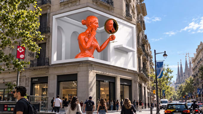 do 3d billboard anamorphic animation